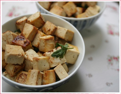 Tofu in Bowls w-line