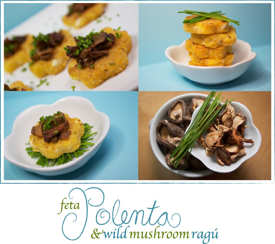 Mushroom Polenta appetizer for healthy meals