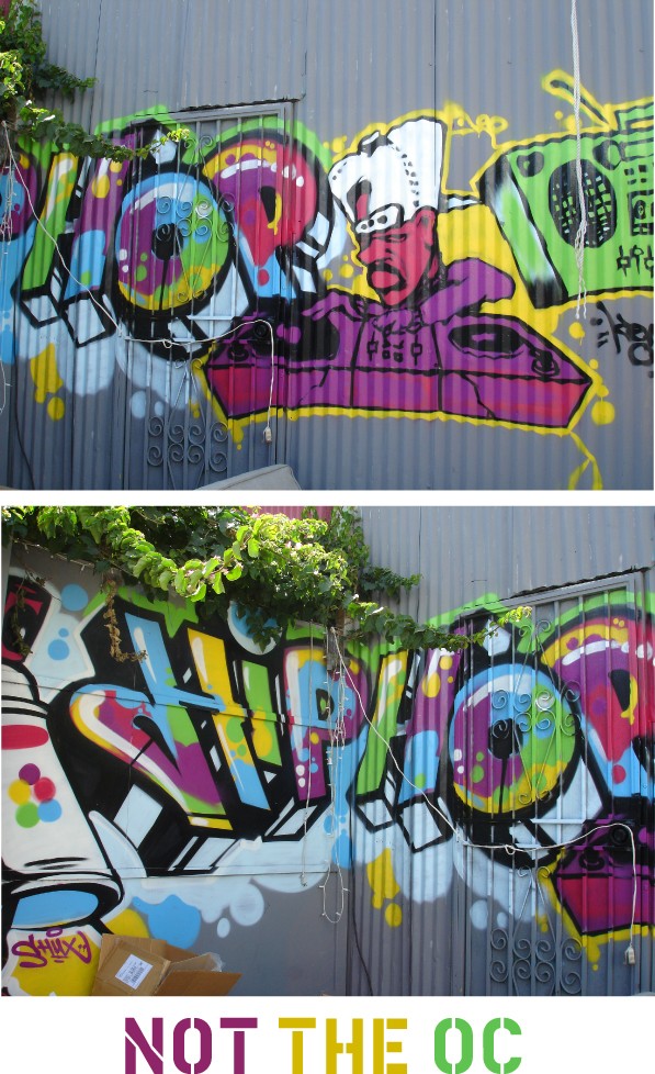 Graffiti at Los Angeles Gallery