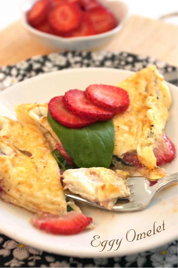 Sweet and savory omelet, great for family and entertaining