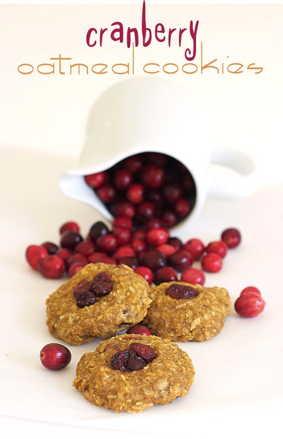 Holiday oat cookies for Thanksgiving & Christmas