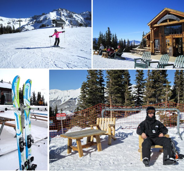 High Camp restaurant Telluride CO, winter ski trip