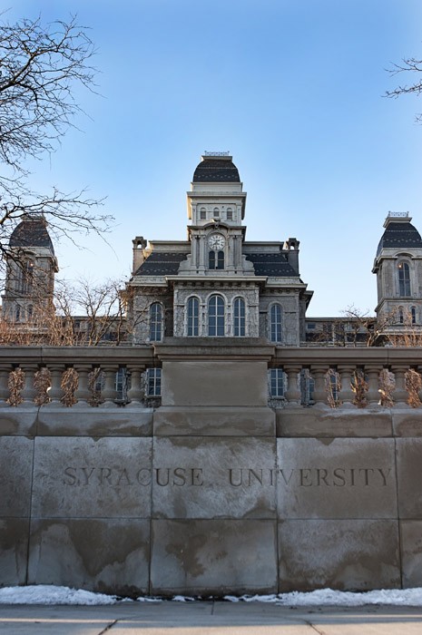 Welcome to Syracuse University upstate NY.