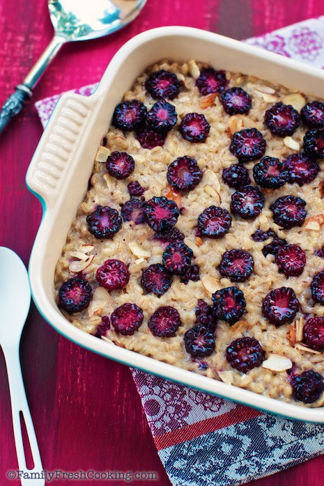 Get the recipe for this delicious Blackberry Barley Breakfast Bake on MarlaMeridith.com 