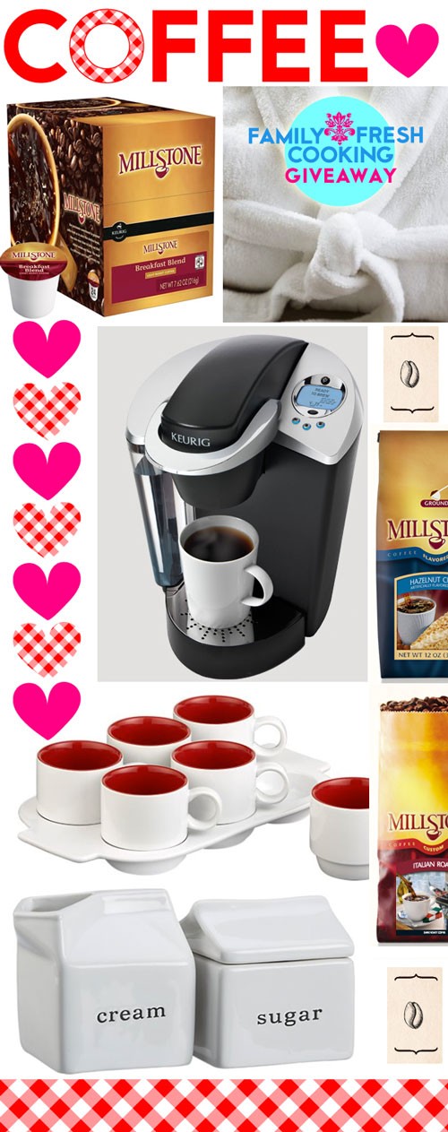 Visit MarlaMeridith.com for the Ultimate Coffee Giveaway (includes Special Edition Keurig Coffee Maker, Crate&Barrel mugs & accessories, Millstone Coffee & MORE!)