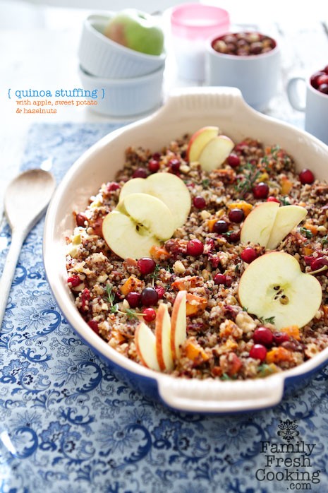 Quinoa Stuffing | Gluten Free Recipe on MarlaMeridith.com © MarlaMeridith.com