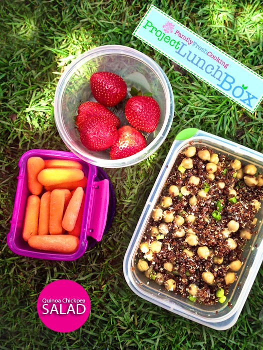 Quinoa & Chickpea Salad - Project LunchBox | MarlaMeridith.com