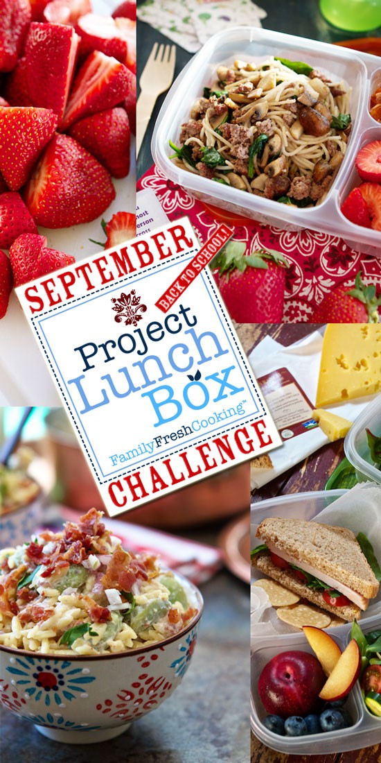 September Project LunchBox Challenge | Pack Healthy Lunches at Home | MarlaMeridith.com