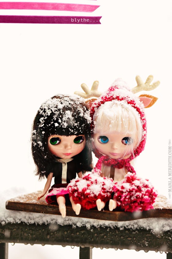 Snowy Blythe | Dolls in the Snow | © MarlaMeridith.com