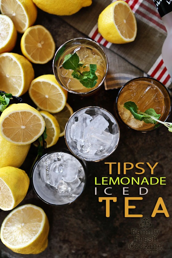 Tipsy Lemonade Iced Tea | Cocktail Recipe | MarlaMeridith.com