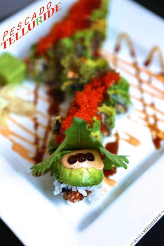 Caterpillar Roll | Pescado Sushi Restaurant | Telluride, Colorado #travel