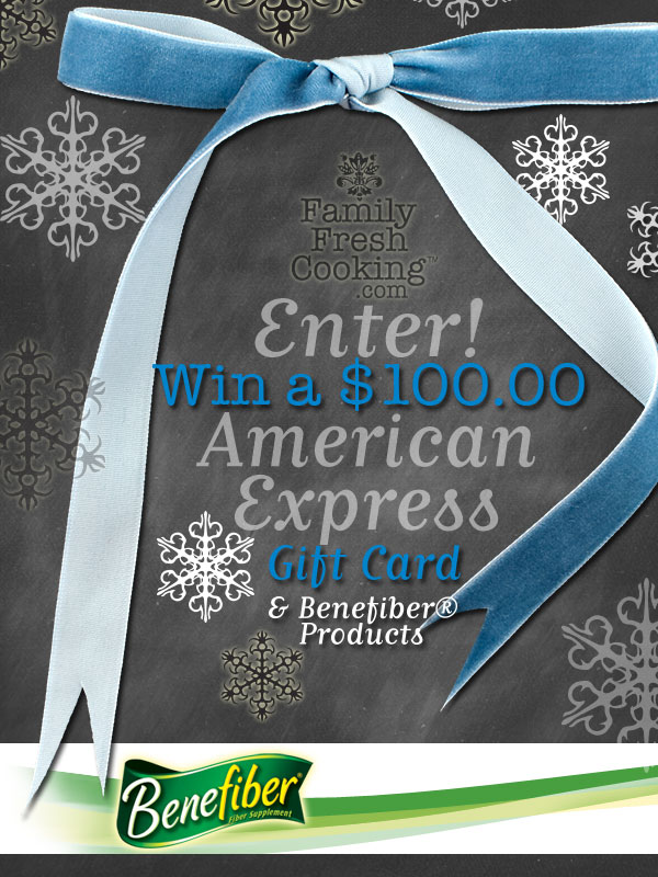 $100 American Express Gift Card Giveaway & Benefiber Recipe Tips | MarlaMeridith.com