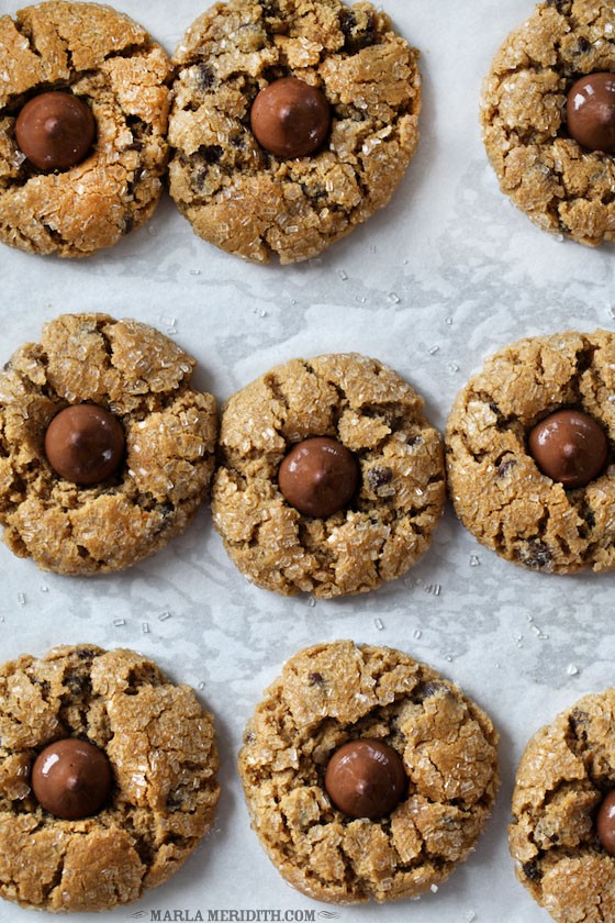 Peanut Blossoms Chocolate Chip Cookies | MarlaMeridith.com