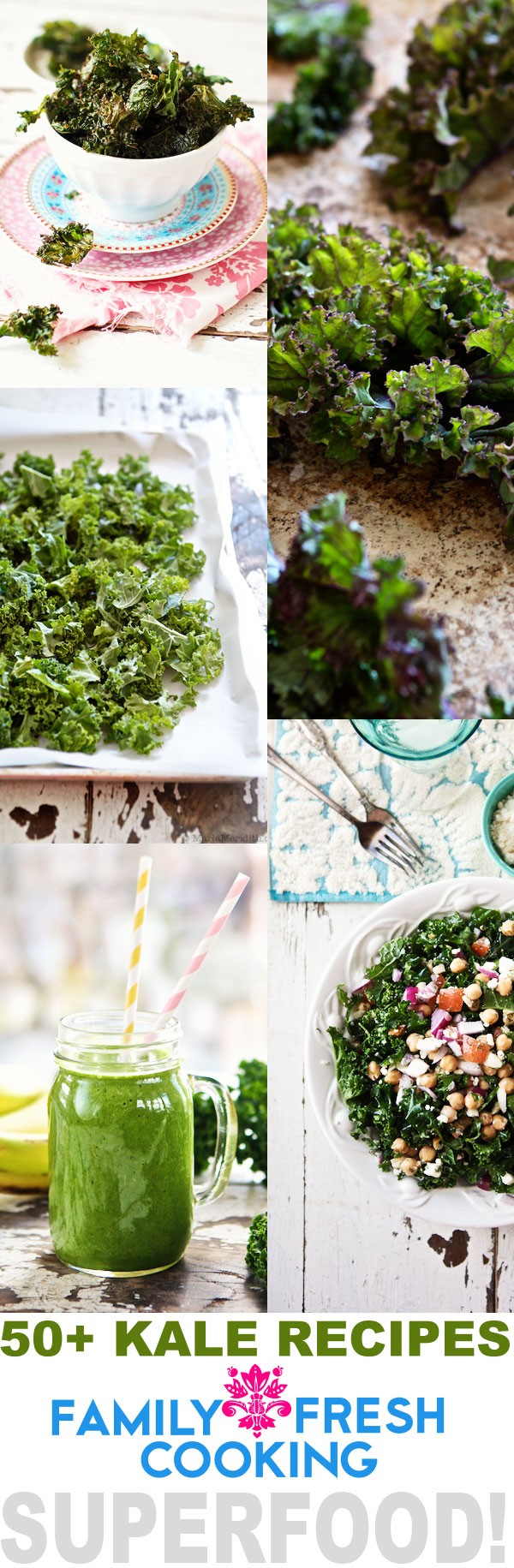 50+ AMAZING Kale Recipes | MarlaMeridith.com