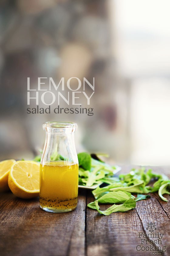 Lemon Honey Salad Dressing | MarlaMeridith.com