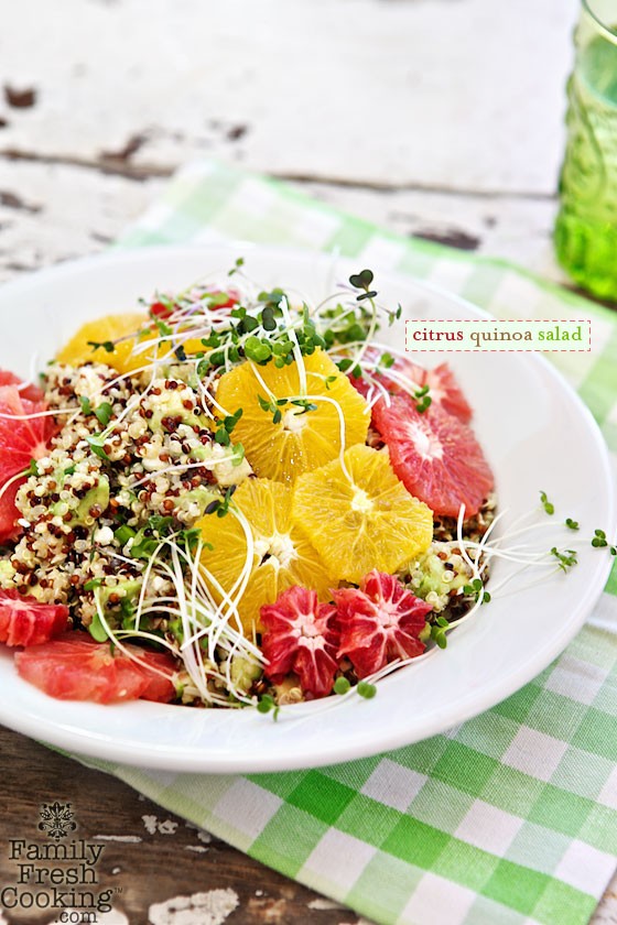 Citrus Quinoa Salad | MarlaMeridith.com