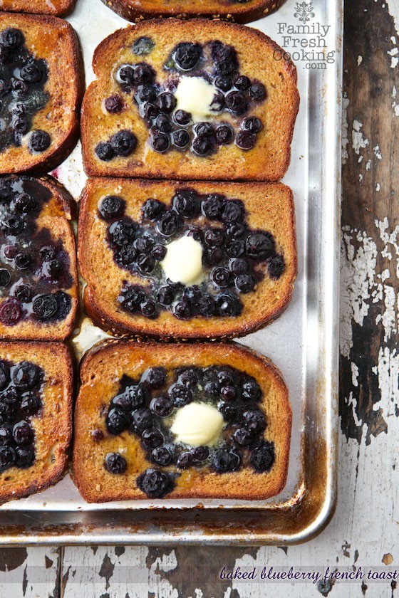 Baked Blueberry French Toast | MarlaMeridith.com