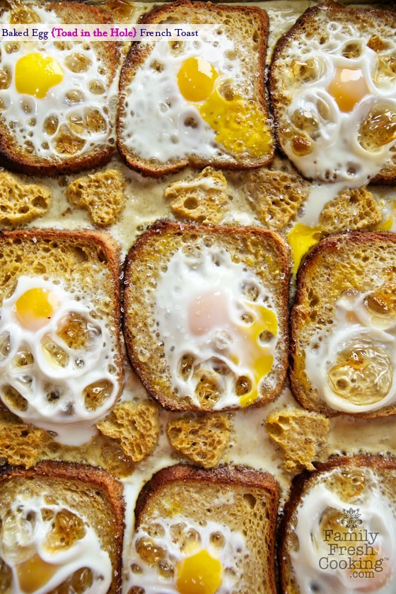 Baked Egg (Toad in the Hole) French Toaast | MarlaMeridith.com