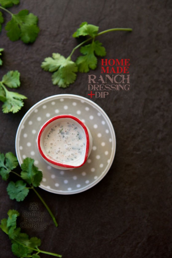 Homemade Ranch Dressing & Dip | MarlaMeridith.com