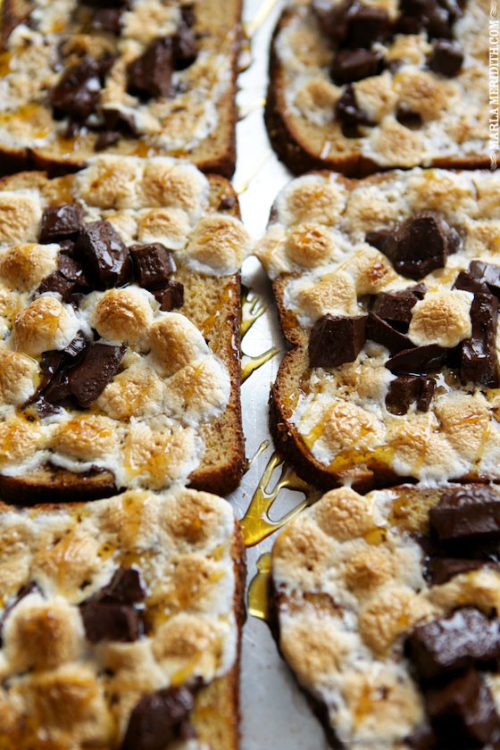 Get the recipe for delicious S'mores French Toast | MarlaMeridith.com