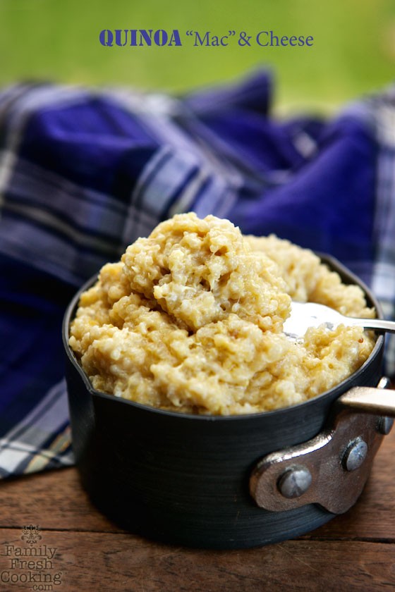 Quinoa "Mac" & Cheese | MarlaMeridith.com #glutenfree