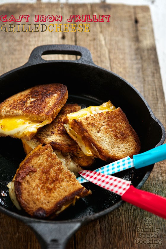 Cast Iron Skillet Grilled Cheese | the PERFECT way to make the best sandwich! MarlaMeridith.com