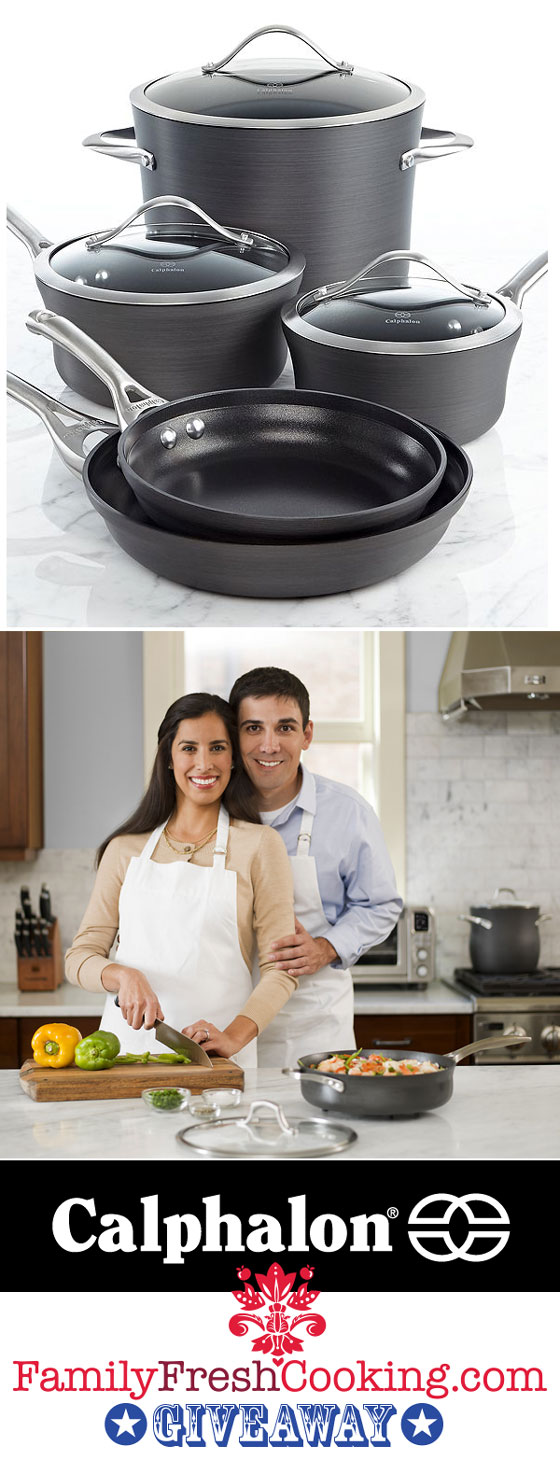 Win a Calphalon Nonstick 8 Piece Cookware Set {Giveaway} on MarlaMeridith.com $299.95 value!