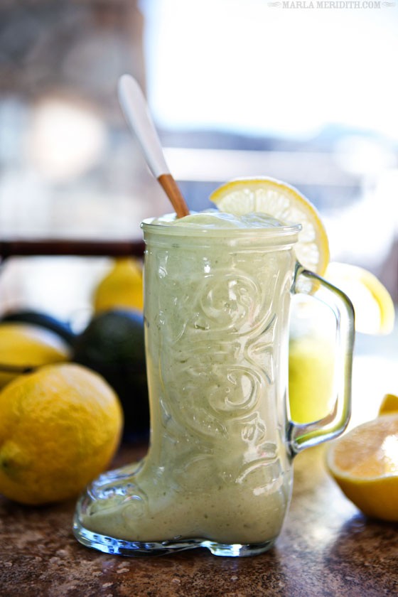 Peruvian Avocado Lemonade Smoothie | MarlaMeridith.com