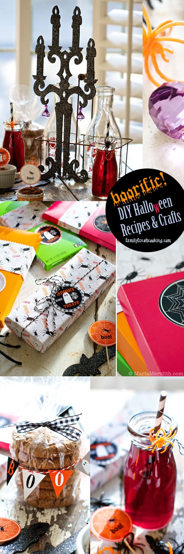 BOOrific! DIY Halloween Ideas to Re-Create at Home ~ Recipes & Crafts | MarlaMeridith.com