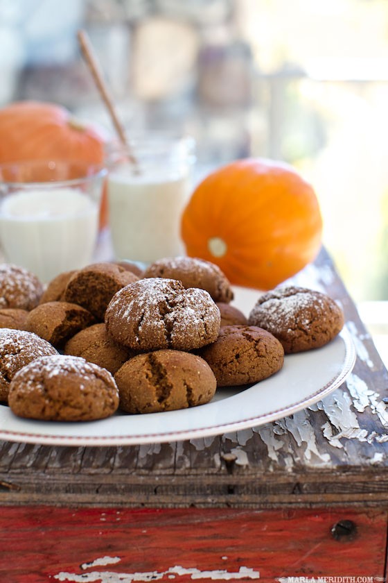 Irresistible Soft Pumpkin Cookies on MarlaMeridith.com