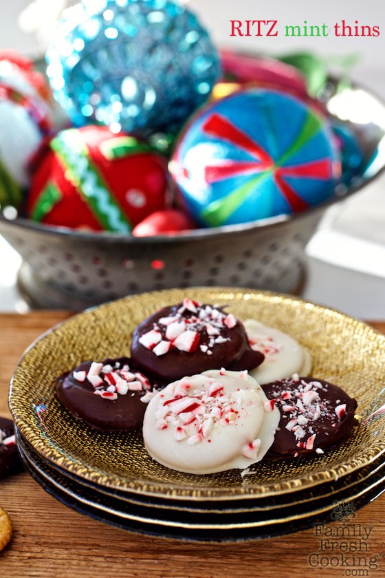 RITZ Mint Thins | The perfect holiday cookie! MarlaMeridith.com #spon