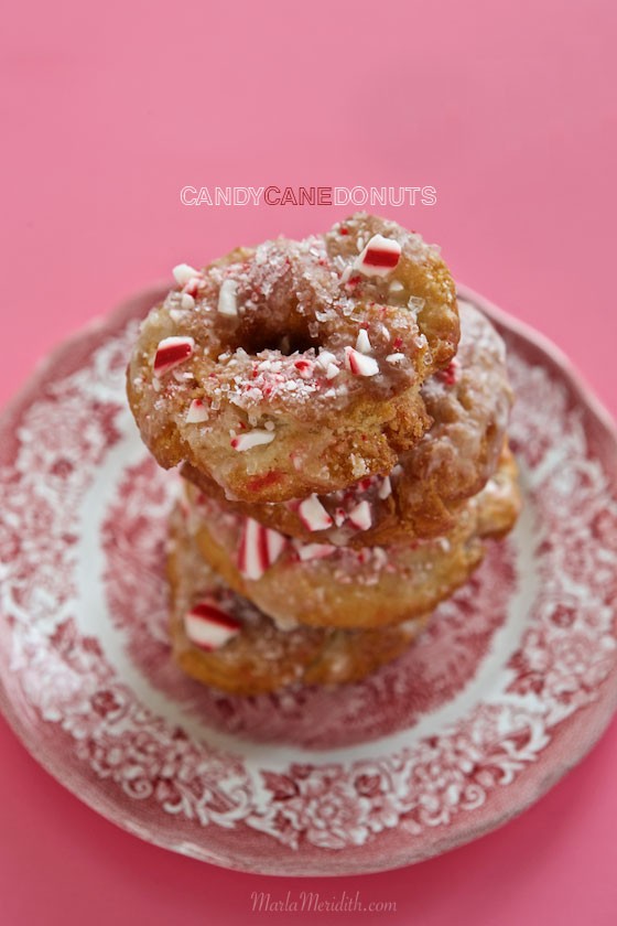 Candy Cane Donuts | MarlaMeridith.com