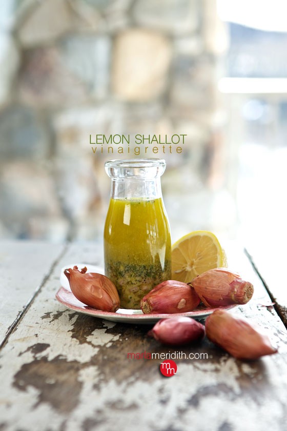 Lemon Shallot Vinaigrette | MarlaMeridith.com