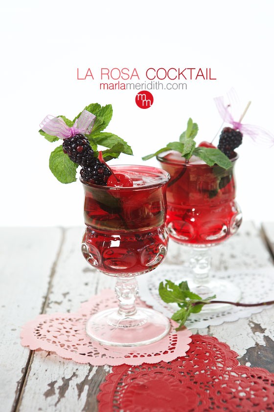 La Rosa Cocktail | Delicious mixology featured on MarlaMeridth.com @MarlaMeridith