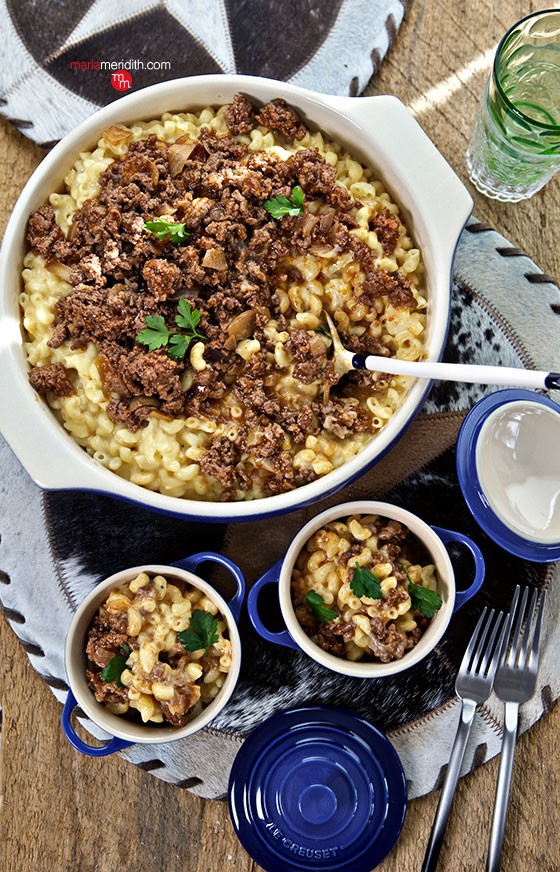 Taco Mac 'n Cheese | A no-fuss, simple & delicious family dinner! MarlaMeridith.com ( @MarlaMeridith )
