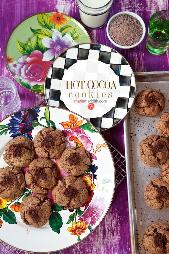 Hot Cocoa Cookies recipe | MarlaMeridith.com ( @marlameridith )