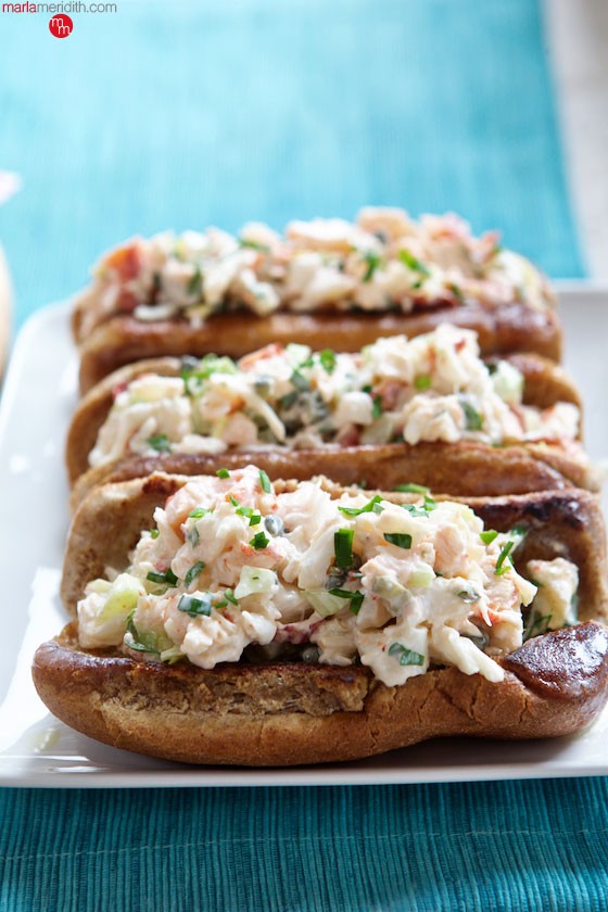 Get this simple and delicious recipe for Lobster Rolls on MarlaMeridith.com
