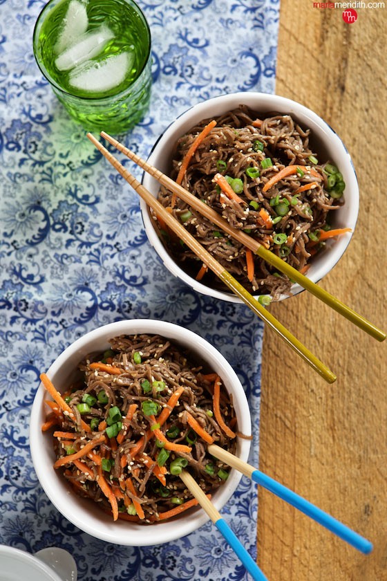 Sesame Noodles | This recipe is a must for summer potlucks! MarlaMeridith.com ( @marlameridith )
