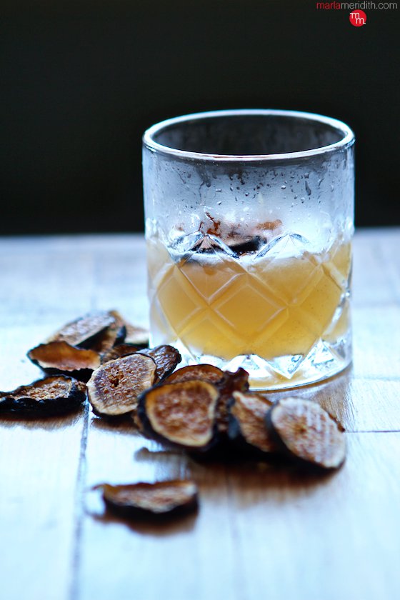 Wildcat Cocktail | A bourbon, pear & pine syrup cocktail for the holidays. MarlaMeridith.com ( @marlameridith )