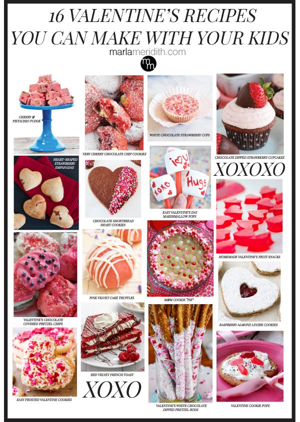 16 Valentine's Recipes You Can Make With Your Kids | MarlaMeridith.com ( @marlameridith)