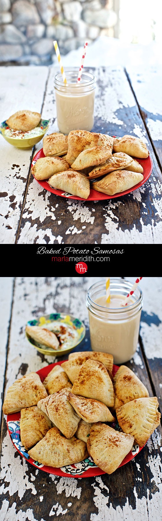 Baked Potato Samosas | MarlaMeridith.com ( @marlameridith ) #recipe