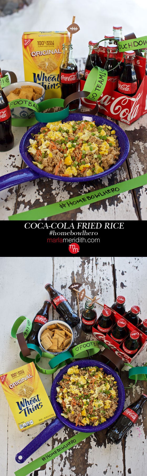 Coca-Cola Fried Rice & #HomeBowlHero Contest for Game Day! MarlaMeridith.com ( @marlameridith )
