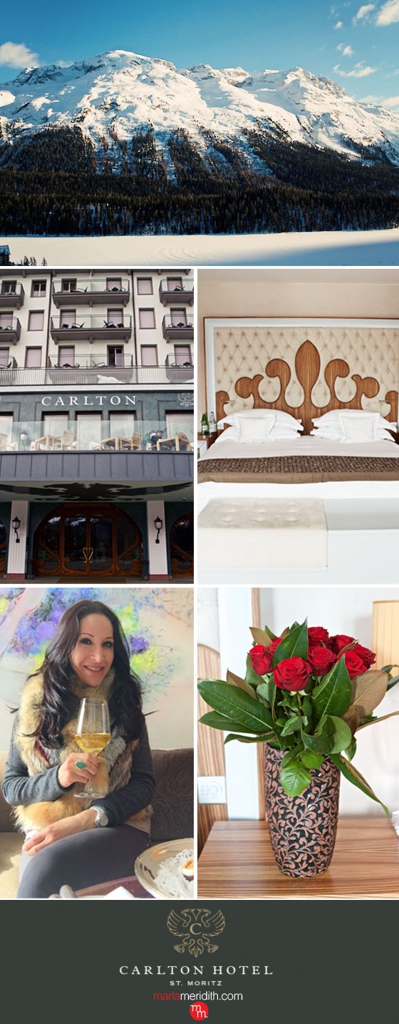 The Carlton Hotel in St. Moritz Switzerland. Luxury in the Swiss Alps! MarlaMeridith.com ( @marlameridith )