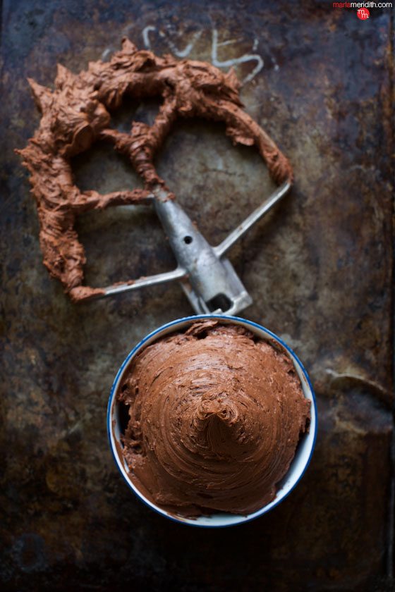 SUPER SEXY CHOCOLATE BUTTERCREAM FROSTING. Might be the best thing you ever eat. #recipe MarlaMeridith.com ( @MarlaMeridith )