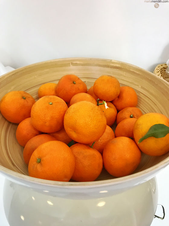 Fresh spa citrus! MarlaMeridith.com ( @marlameridith )