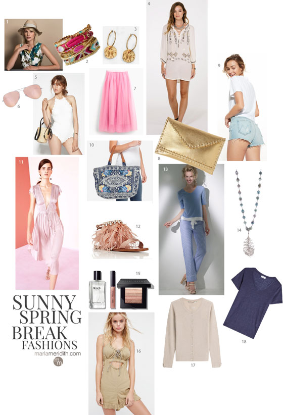 Sunny Spring Break Fashions | MarlaMeridith.com ( @marlameridith )