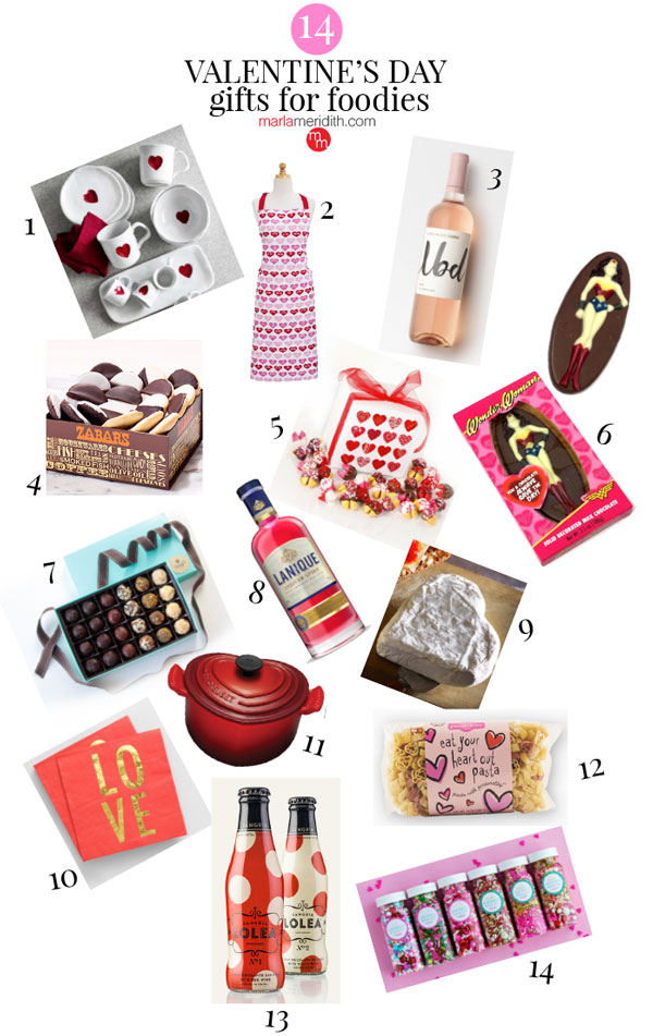 14 Valentine's Day Gifts for Foodies | MarlaMeridith.com ( @marlameridith )