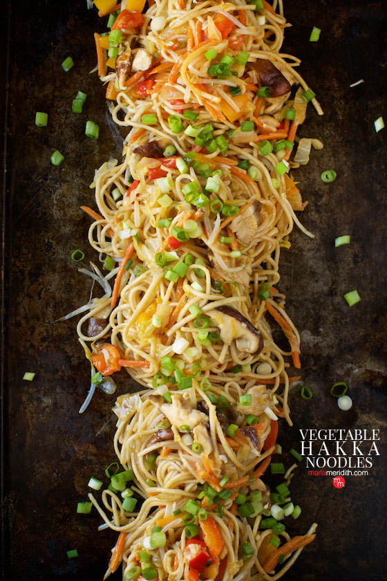 Hakka Noodles recipe on MarlaMeridith.com ( @marlameridith )