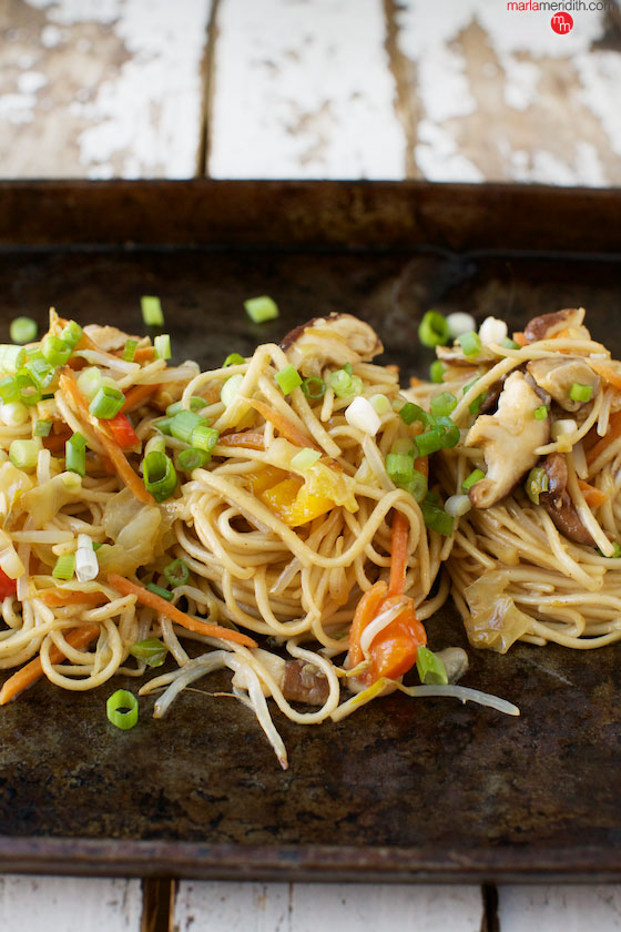 Vegetable Hakka Noodles recipe inspired from a @Carnival Cruise on MarlaMeridith.com ( @marlameridith ) #carnivalpartner