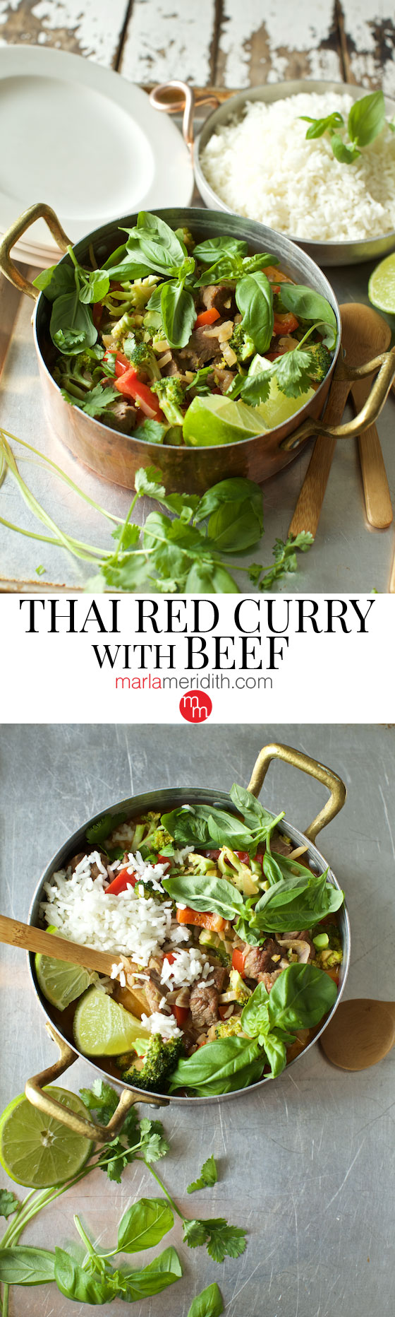Thai Red Curry with Beef | MarlaMeridith.com ( @marlameridith ) #recipe